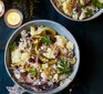 Cauliflower baked rice in two bowls