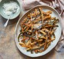 Courgette fries with parmesan